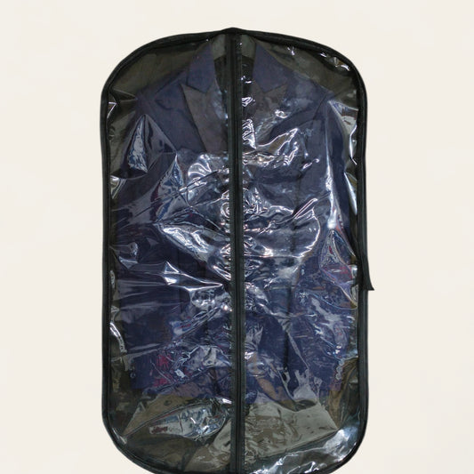 Transparent Front- Black Coat / Suit / Blazer Cover